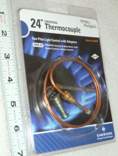 Thermocouple with adapter   white rodgers h06e-024 24&#034; replacement (m1) for sale