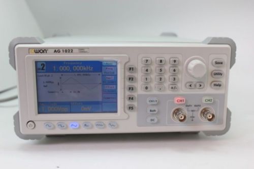 New owon dds arbitrary waveform generation ag1022 125msa/s 14bits 25mhz 2chs usb for sale