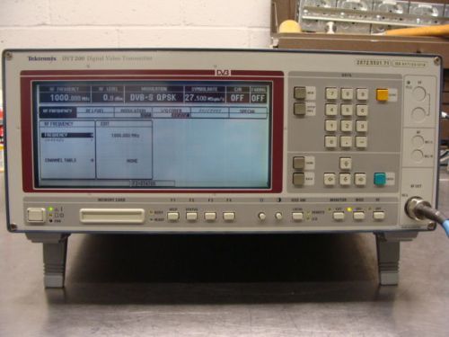 Tektronix / rohde &amp; schwarz dvt200 digital tv test transmitter signal generator! for sale
