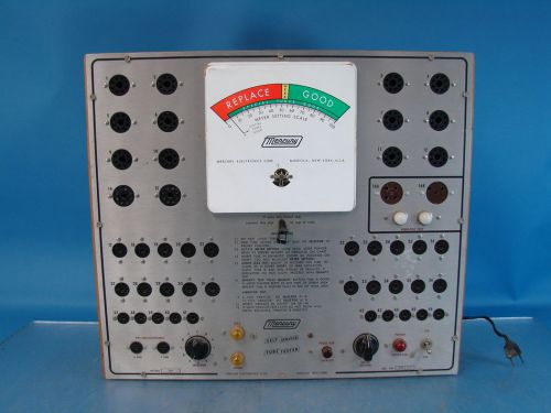 Vtg mercury self service tube tester parts repair set checker antique radio tv for sale