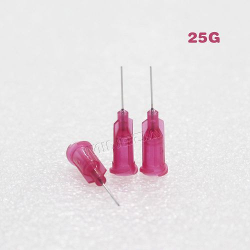 Free shipping  dispensing needles glue needles 25g disposable plastic needles for sale
