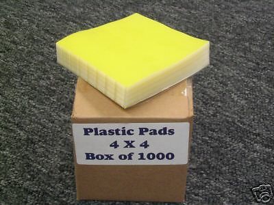 Plastic Furniture Pads, Box of 1000