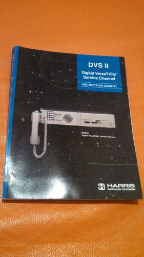 HARRIS DVS II Digital VersaT1lity Microwave Radio Manual Service DVM2-8T  DVM6