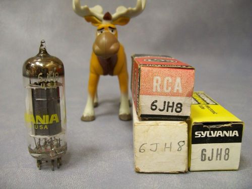 6JH8 Vacuum Tubes  Lot of 3  RCA / Sylvania / Zenith