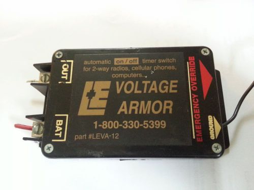 Voltage armor timer switch automatic on/off for 2-way radios leva-12 chargeguard for sale