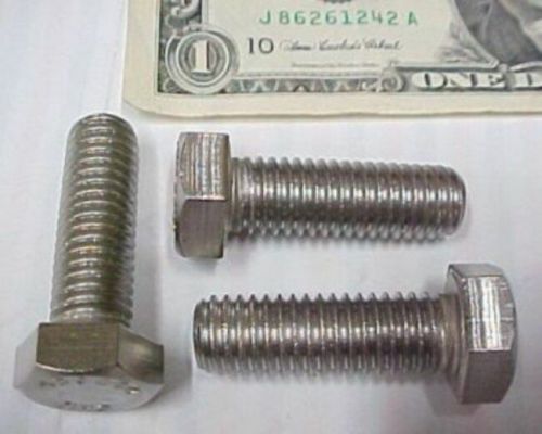 20 Stainless Steel Hex Head Bolts, 1/2-13 x 1-1/2&#034; National Coarse 18-8 Hardware