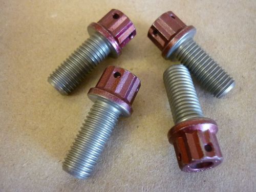 Lot of 4 aircraft 69331-5-10 machine bolt 5/16-24 x 3/4&#034; double hexagon w/hole for sale