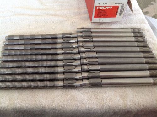 Hilti 3/4&#034; x 8&#034; kbii anchor new, lot of 19 304 stainless kb3 for sale