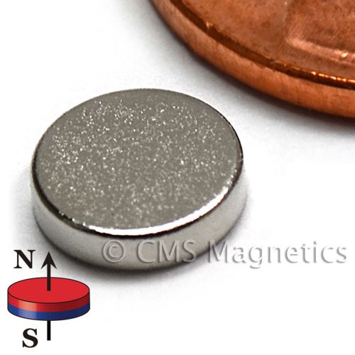 Lot 100 N42 Neodymium Magnets Dia 1/4x1/16&#034; Strong NdFeB Rare Earth Disk Magnets