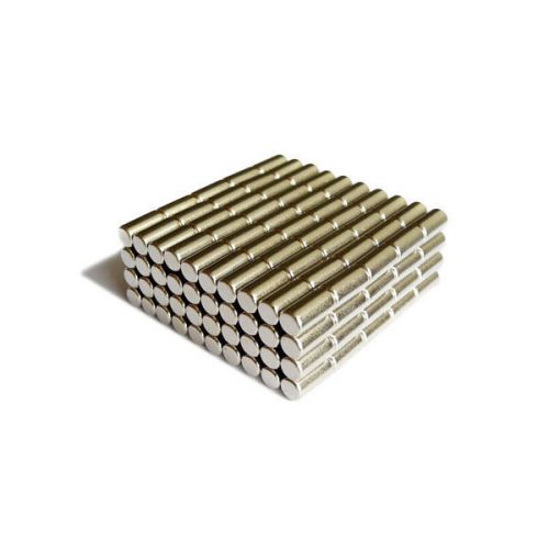 200pcs 7/32&#034; x 15/32&#034; Cylinder 6x12mm Neodymium Magnets Craft Permanent N35