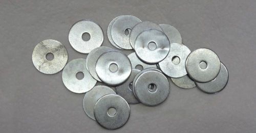 50 each 1/4&#034; x 1-1/4&#034; STEEL PLATED FENDER WASHERS NEW!