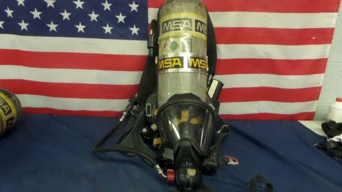 Msa 2216 low pressure scba 2002 edition hud&#039;s complete with 2012 bottle and mask for sale