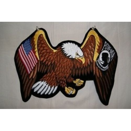 Patch: Pow Mia &amp; USA Eagle Patch, New