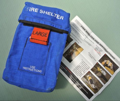 New generation fire shelter usfs, fss, cdf (size large) for sale