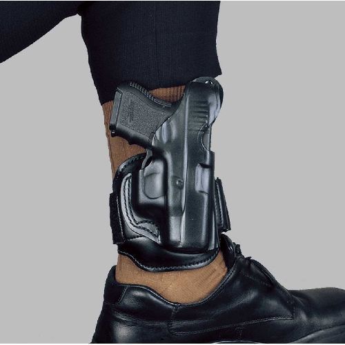 Desantis 044bbs1z0 black lh leather ankle holster style 044 s&amp;w j 332 340 for sale