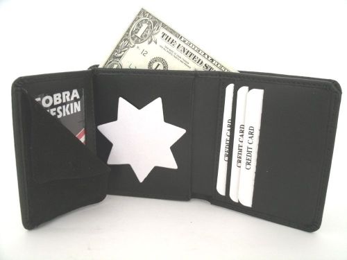 Sheriff San Jose County Montana Shield &amp; ID Wallet Recess Badge Cut Out B-1277