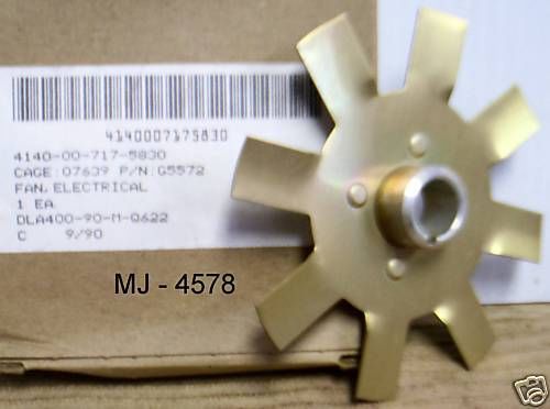 Ge aviation systems llc - aluminum electrical fan blade - p/n: g5572 (nos) for sale