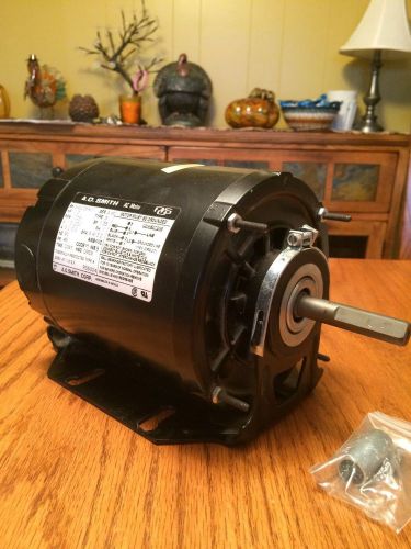 1/3 hp electric 115/230v belt drive furnace motor A.O.Smith 1725 rpm pd6004