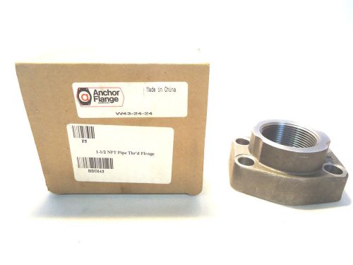 NEW IN BOX ANCHOR W43-24-24 1 1/2 NPT FLANGE