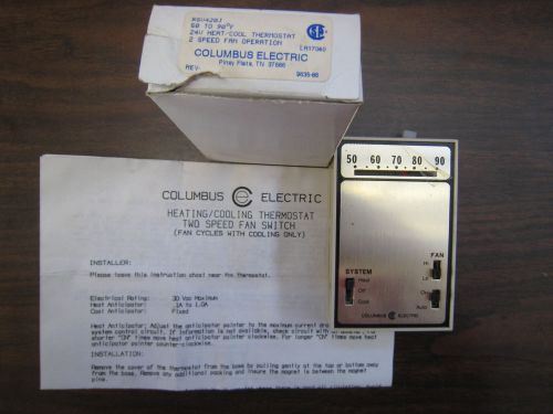Columbus electric rsv420j thermostat new free shipping for sale