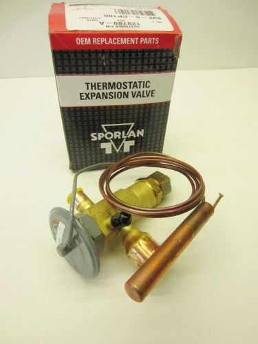 Sporlan 129789-a thermal expansion valve 1/2 x 7/8 r-22 5ton txv 5&#039;cap new for sale