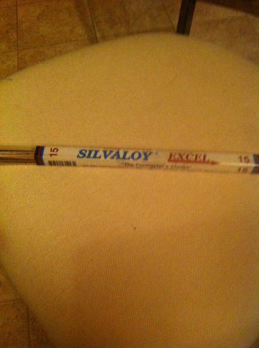 SILVALOY Excel 15 Silver 28 Soldering Sticks NEW