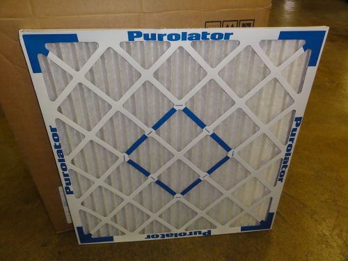 Purolator pleated HVAC filter 24&#034;x24&#034;x1&#034;  Merv 8 rating  HI-E40 12 filters /box