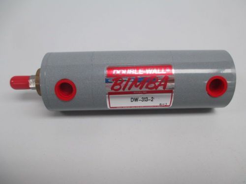 New bimba dw-313-2 double wall 3in stroke 2in bore pneumatic cylinder d236608 for sale