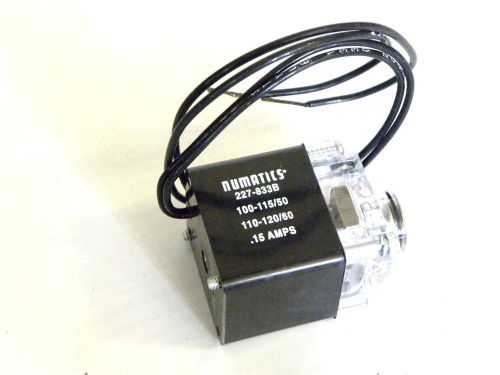 NEW NUMATICS SOLENOID CAPSULE 110 / 120 VAC MODEL 227-833B