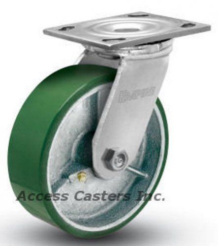42pcasc 4&#034; case swivel caster, poly on iron wheel, 700 lb. capacity for sale