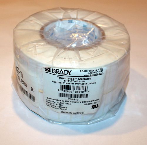 Brady thermal transfer printable labels - new in bag for sale