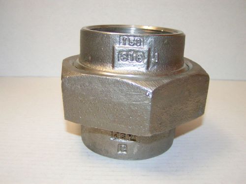 316 Stainless Steel Union 300 WOG 150 Steam 3&#034; Female NPT SS NEW .