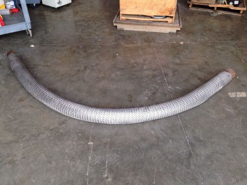 New 4&#034; Diameter Stainless Steel Braided Flex Pipe 10&#039; Long Fast Shipping!