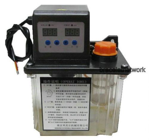 220V  1.5L Auto Lubrication Pump CNC Digital timer LCD Automatic oiler