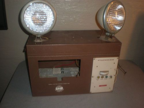 Teledyne Big Beam lights and control box.  vintage