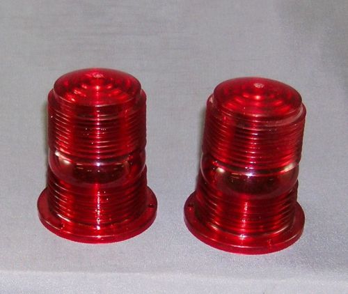 Lot of 2 replacement lens red for tomar electronics 470-1280 microstrobe 3 lll for sale