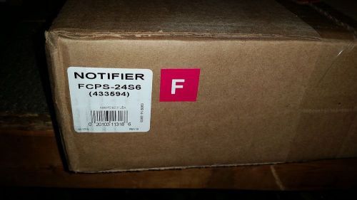 Notifier FCPS-24S6 NAC Panel new in box