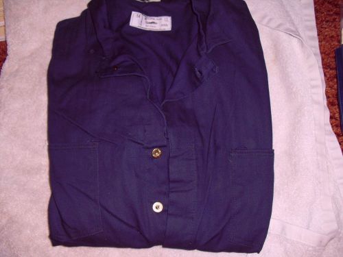 Univeral Overall Coverall NWOT 54 long 100% cotton button Navy 2XL Stone Cutter