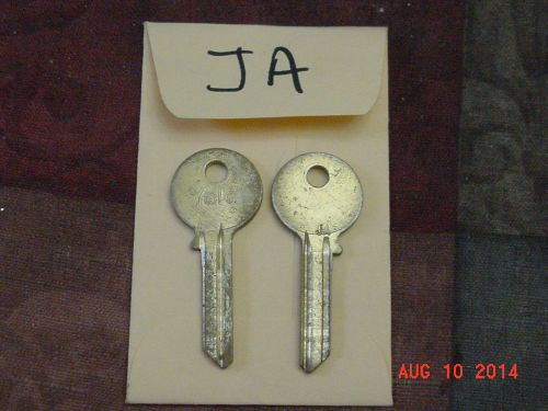 Vintage key blank original yale  &#034; ja &#034; keyway locksmith nos 5 pin for sale