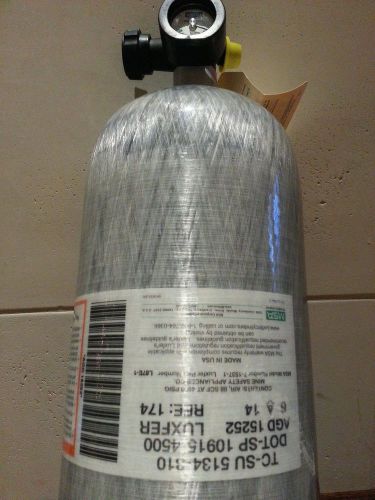 MSA 10127946-SP SCBA Cylinder Carbon Fiber Gray SuperLite 60 min