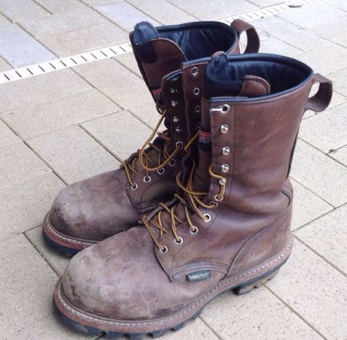 Redwing work hunt boots astm f 2413 size 8 d steel toe waterproof 4415 gortex for sale