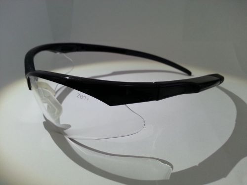 5 PAIRS OF ANSI Z87 + 2003 HIGH IMPACT APPROVED SAFETY GLASSES T9000 CLEAR LENS