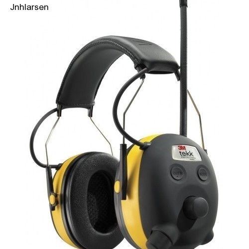 WorkTunes Hearing Protector 3M Tekk MP3 Compatible  AM FM Tune Tuner Scanner NEW