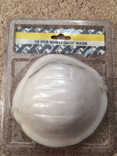 Dust Mask - Pack Of 10 - New In Package!