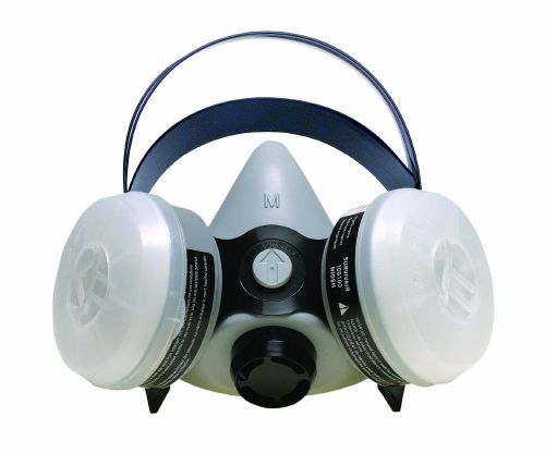 Sperian 376184 survivair half mask ov/n95 silicone respirator size large for sale