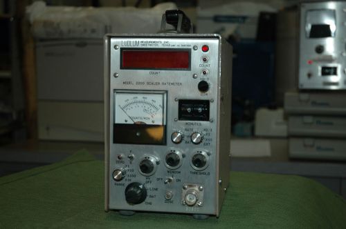 Ludlum Model 2200 Scaler Rate Meter SCA Geiger, bicron, eberline, Radiation