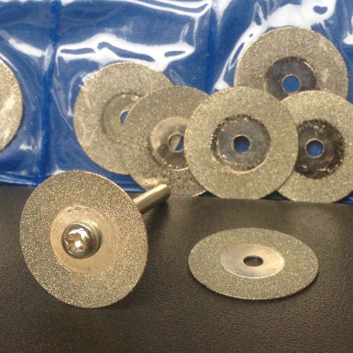 10sets 20mm ( 3/4&#034; inch) Diamond coated rotary cutting cut off wheel disc blades