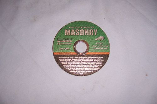 New 4 1/2&#034; x 1/16&#034; Masonry Cut off Wheel 7/8&#034; Arbor 13,500 RPM / Free Shipping