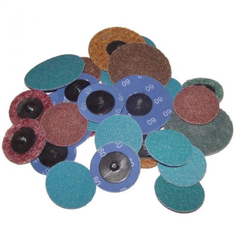 500 pc 3&#034; quick change discs 120 grit aluminum oxide sanding abrasive wheel pad for sale
