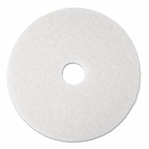 17&#034; 3M White Super Polishing &amp; Low Speed Floor Buffing Pads, 4100 (MCO 08481)